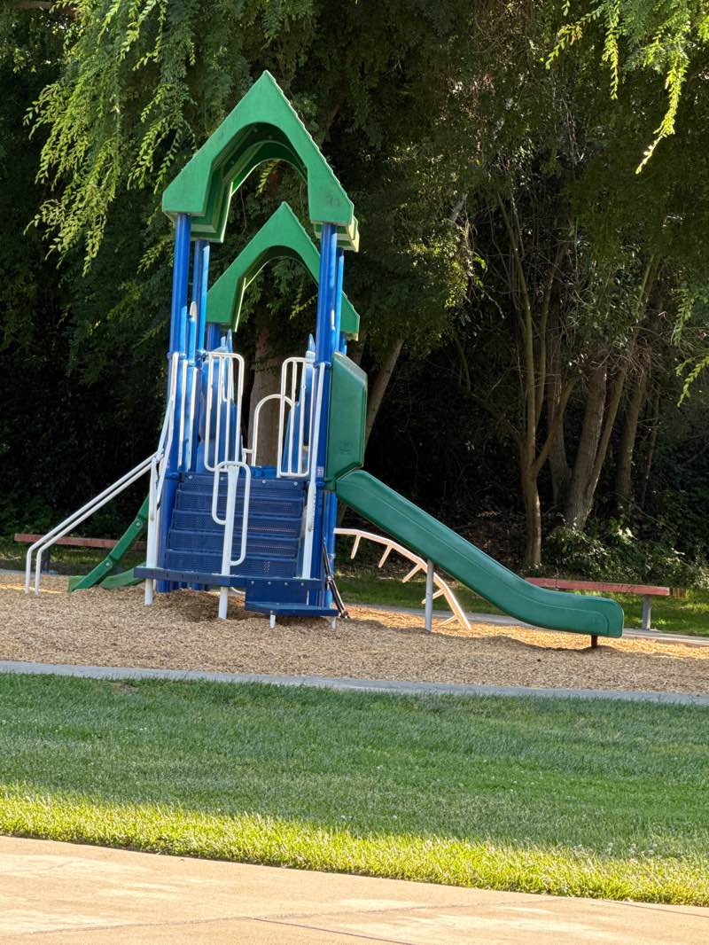 walking near me in Zerillo Park in spring