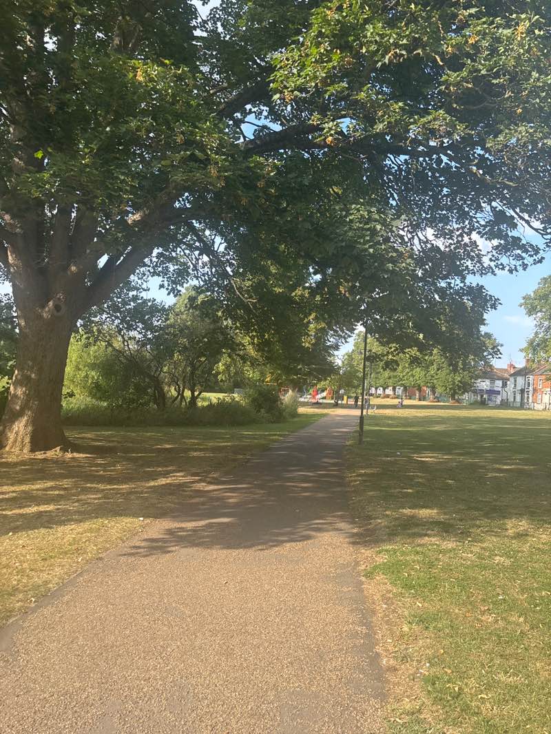 walking near me in Millers Meadow in autumn
