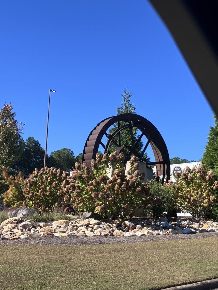 walking near me in Milltown Music Park in autumn