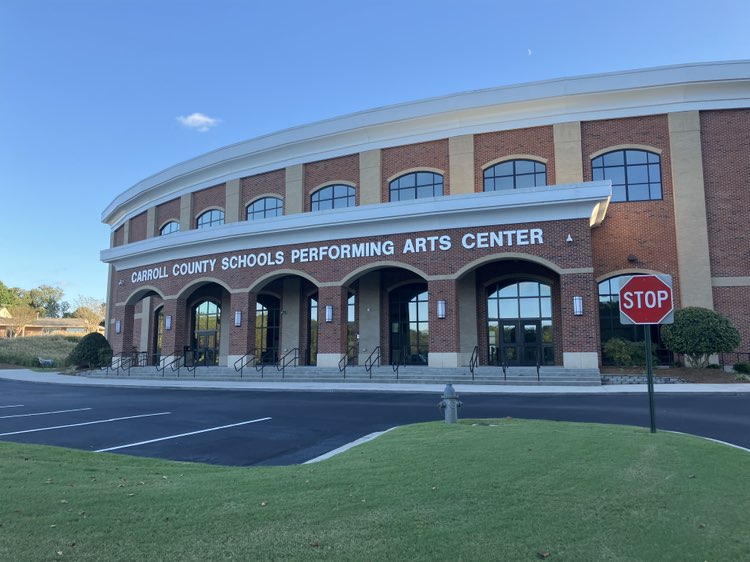 walking near me in Carroll County Performing Arts Center in autumn