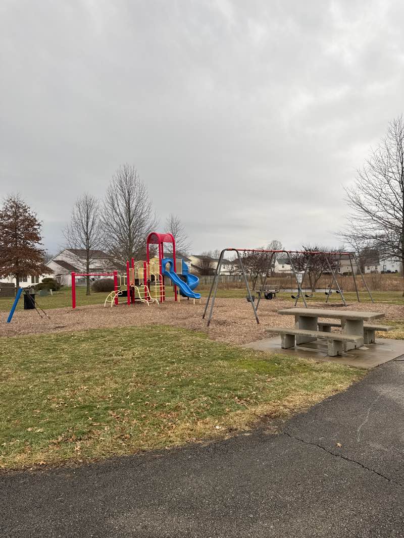 walking near me in Crawford Farms Park in winter
