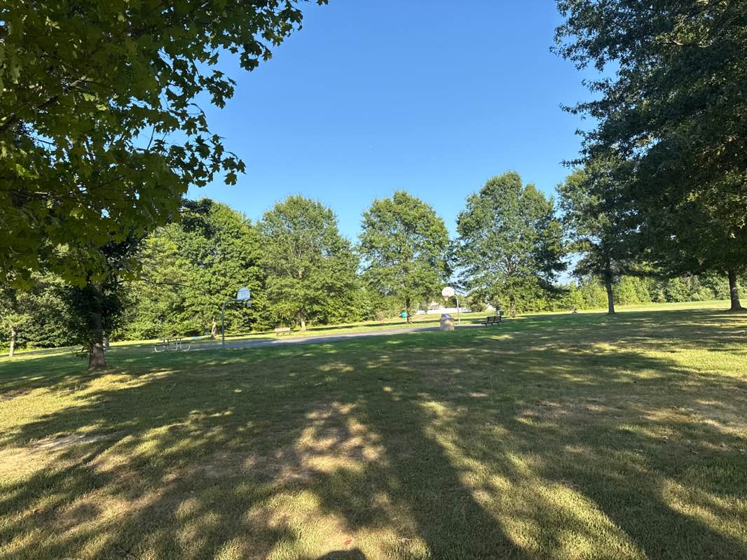 walking near me in Woods Road Community Park in autumn
