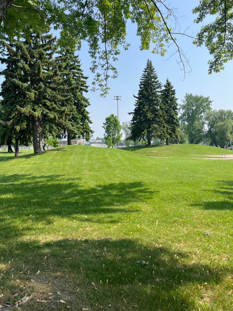 walking near me in Parc Saint-Martin in summer