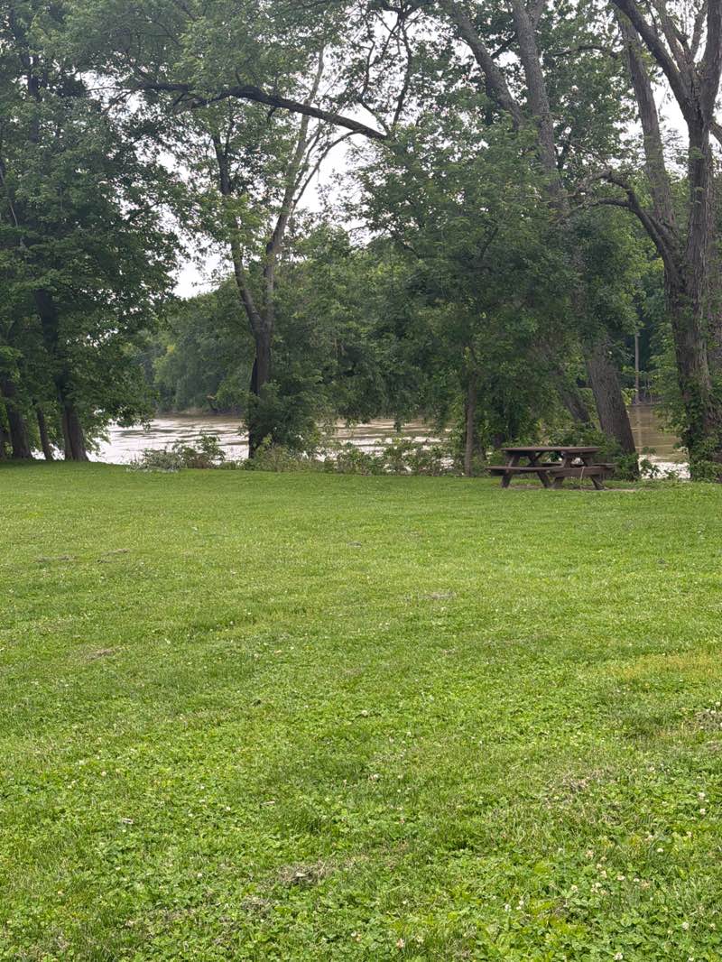 walking near me in Fort Ouiatenon Park in summer