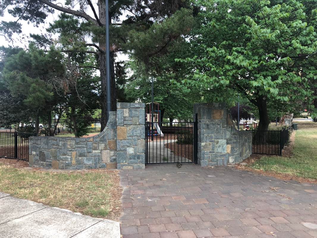 walking near me in Gillespie Park in spring