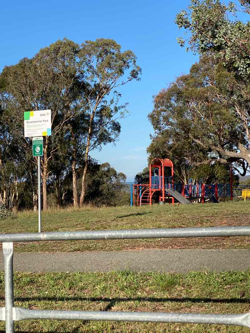 walking near me in Bicentennial Park in summer