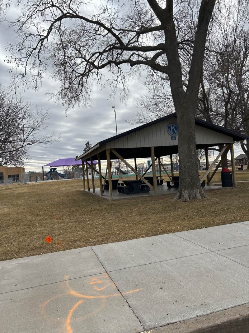 walking near me in Steever Park in winter