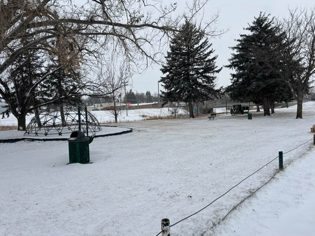 walking near me in Riverside Park in winter