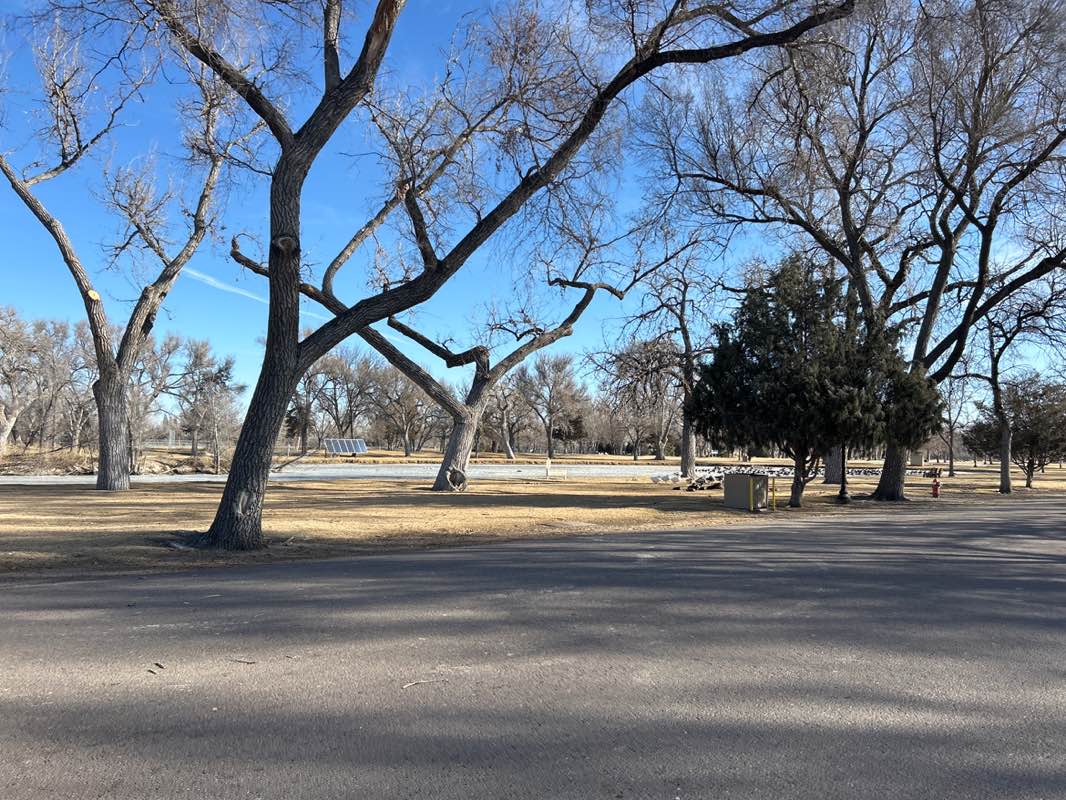 walking near me in Riverside Park in winter