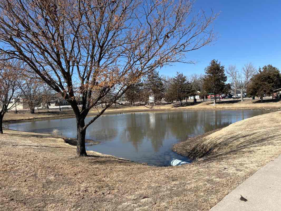 walking near me in VFW Park in spring