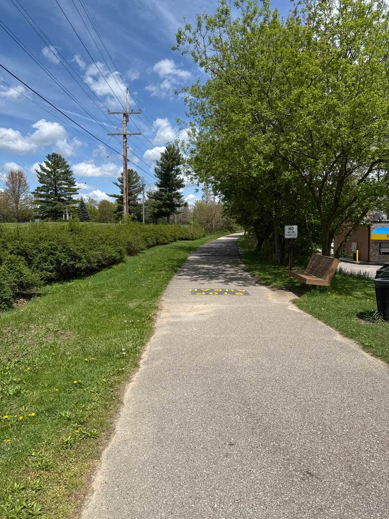 walking near me in Polly Ann Trail in spring