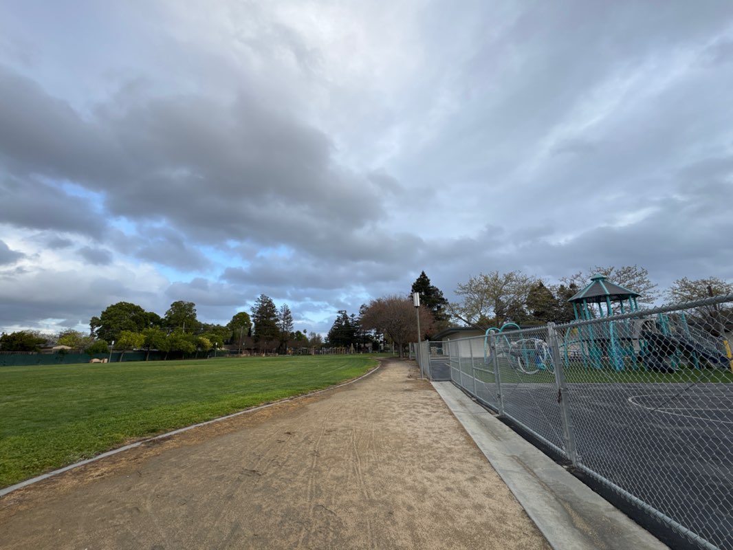 walking near me in Fairwood Park in spring