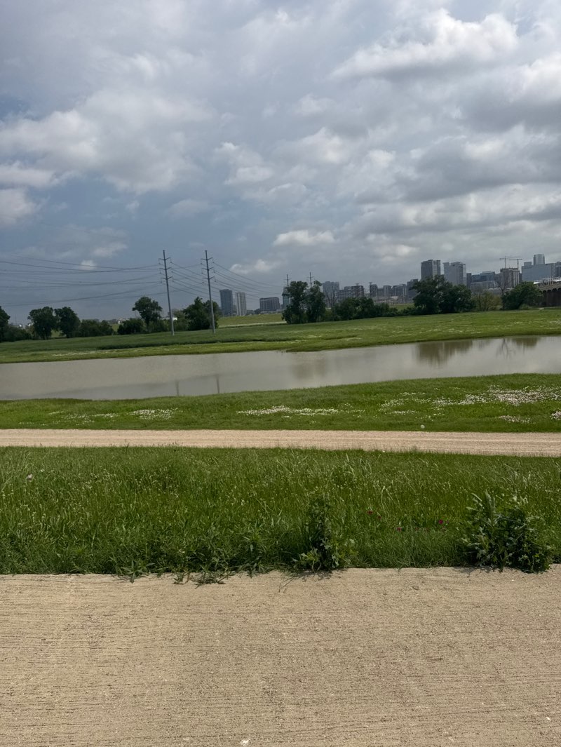 walking near me in Trinity River Floodway in spring