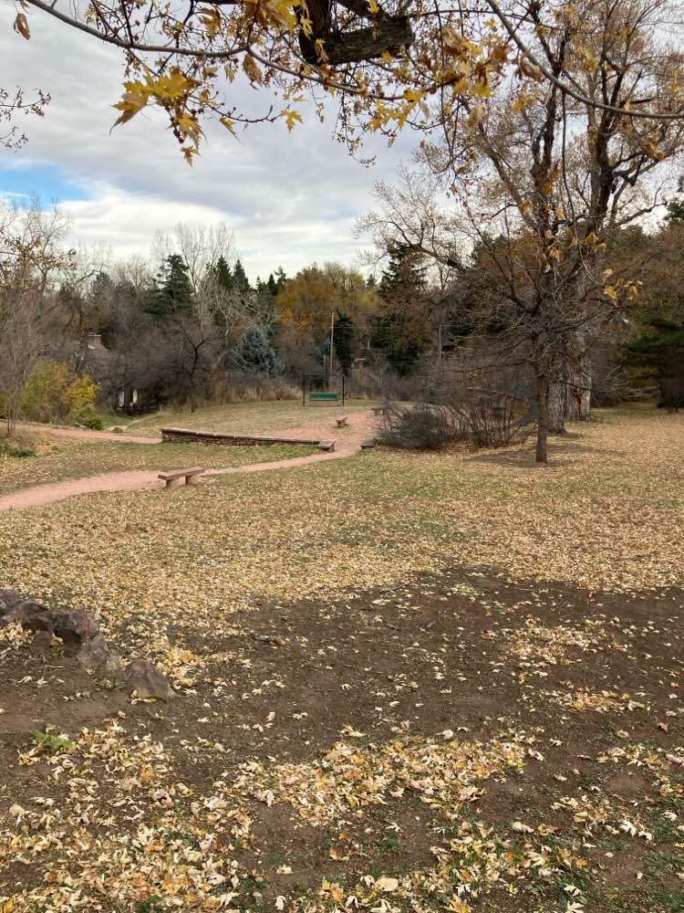 walking near me in Edward Sell Smith Park in autumn
