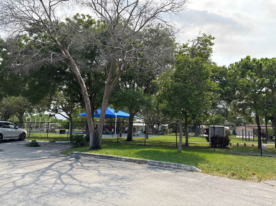 walking near me in Dottie Mancini Park in summer