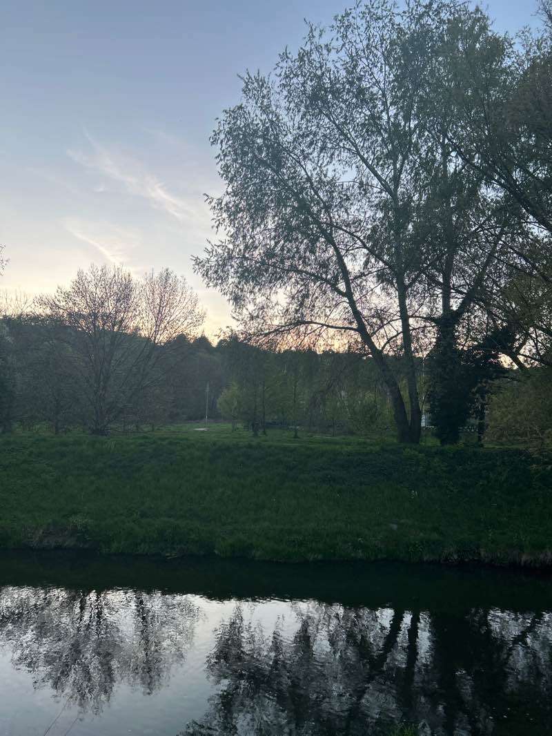 walking near me in park Elišky Suché in spring