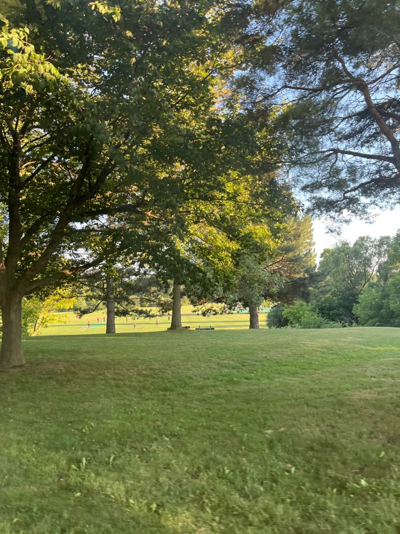 walking near me in Sunnybrook Park in autumn
