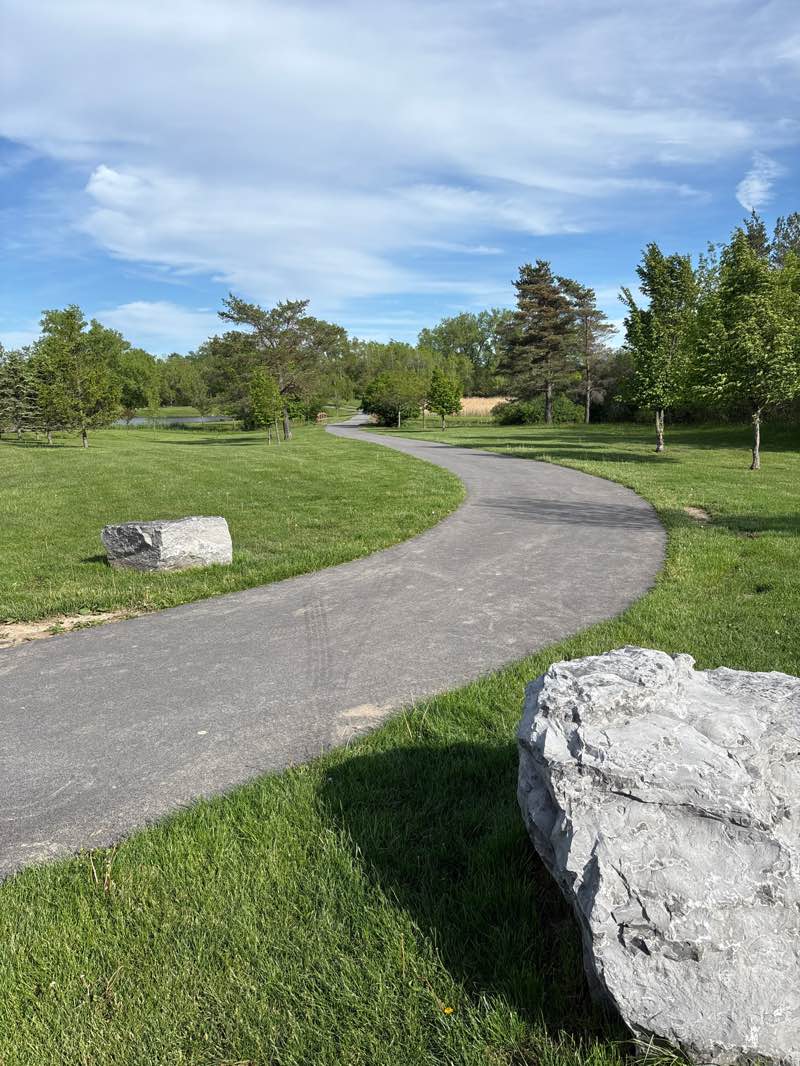 walking near me in Westwood Park in summer