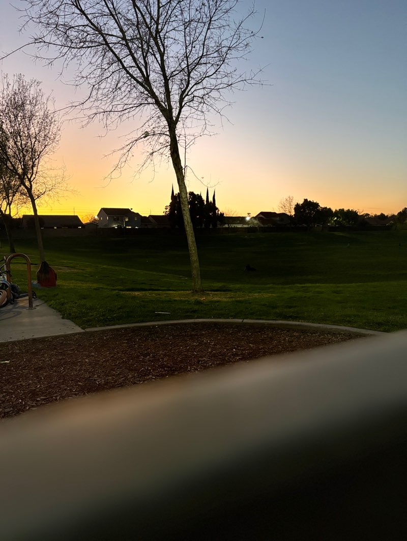 walking near me in Sam Ryno Park in spring