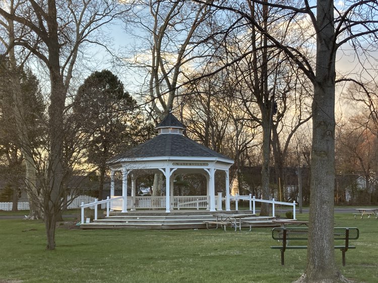 walking near me in Conrad Park in spring