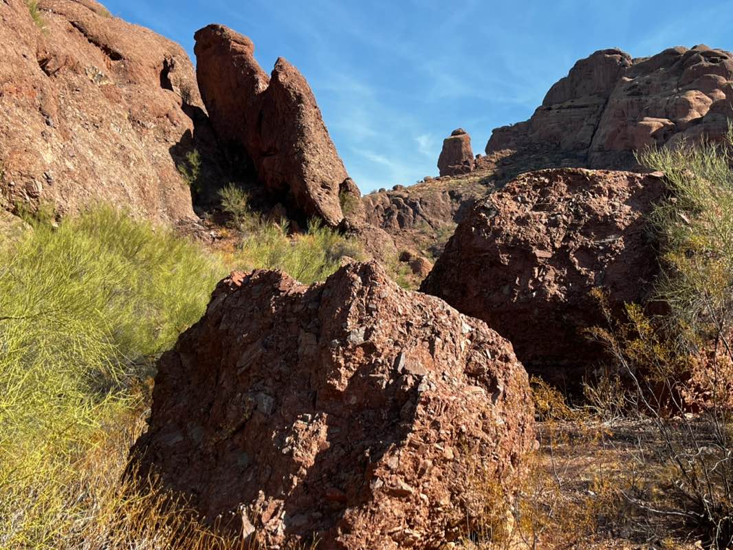 walking near me in Echo Canyon Recreation Area in winter