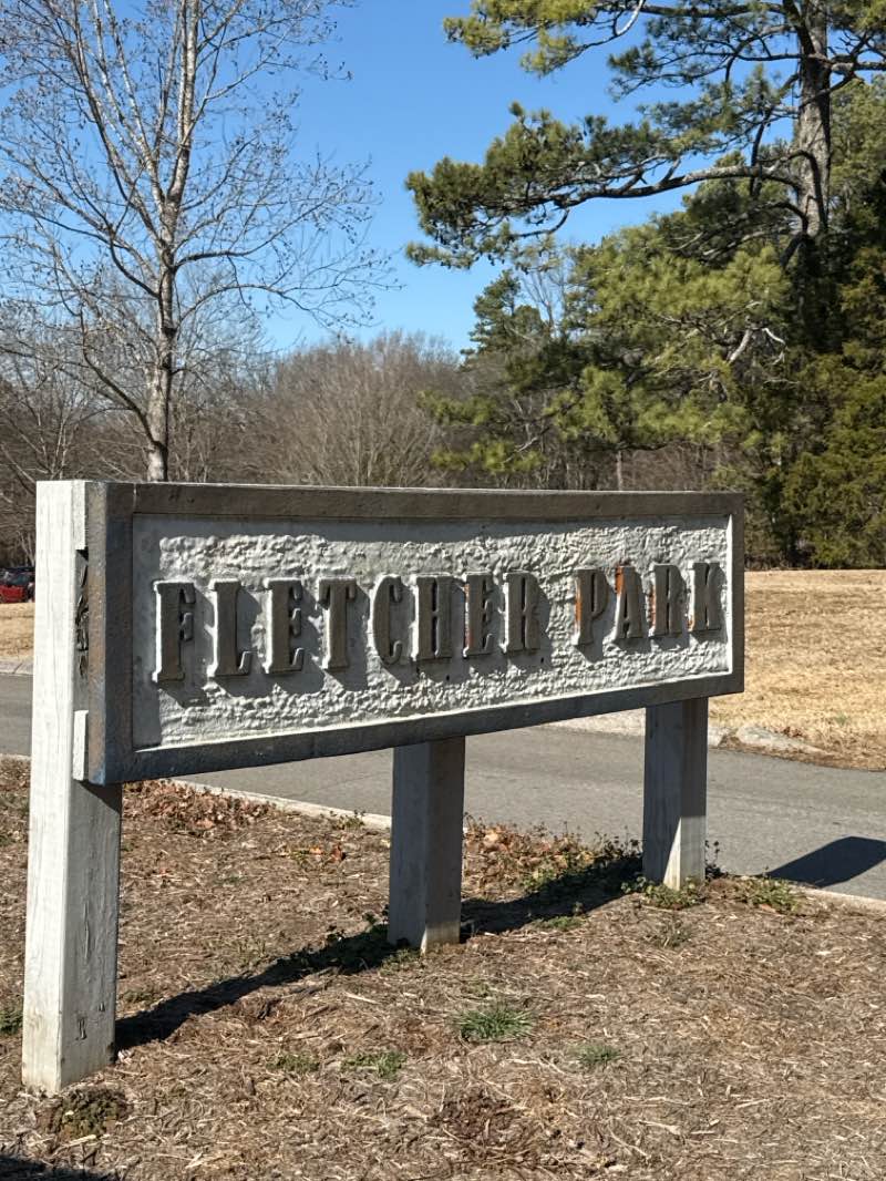walking near me in Fletcher Park in winter