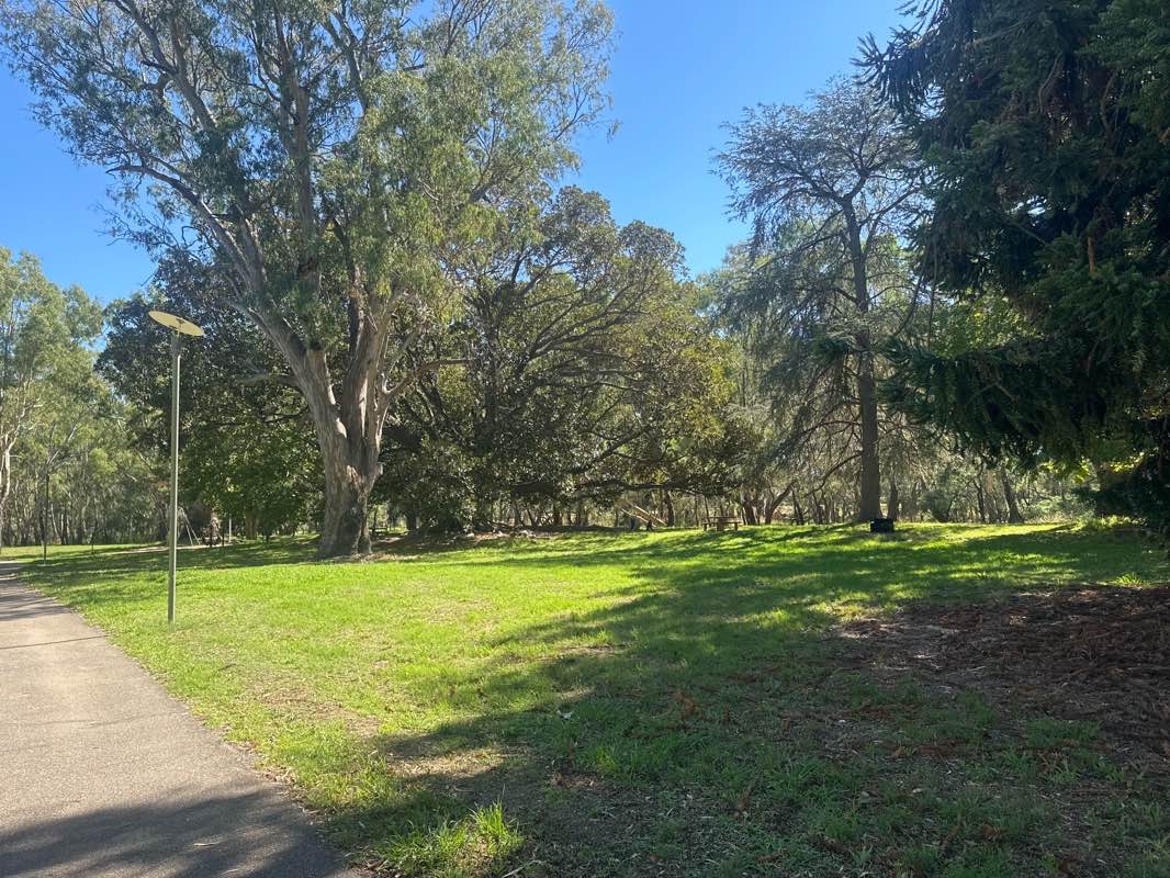walking near me in UFS Sports Reserve in autumn