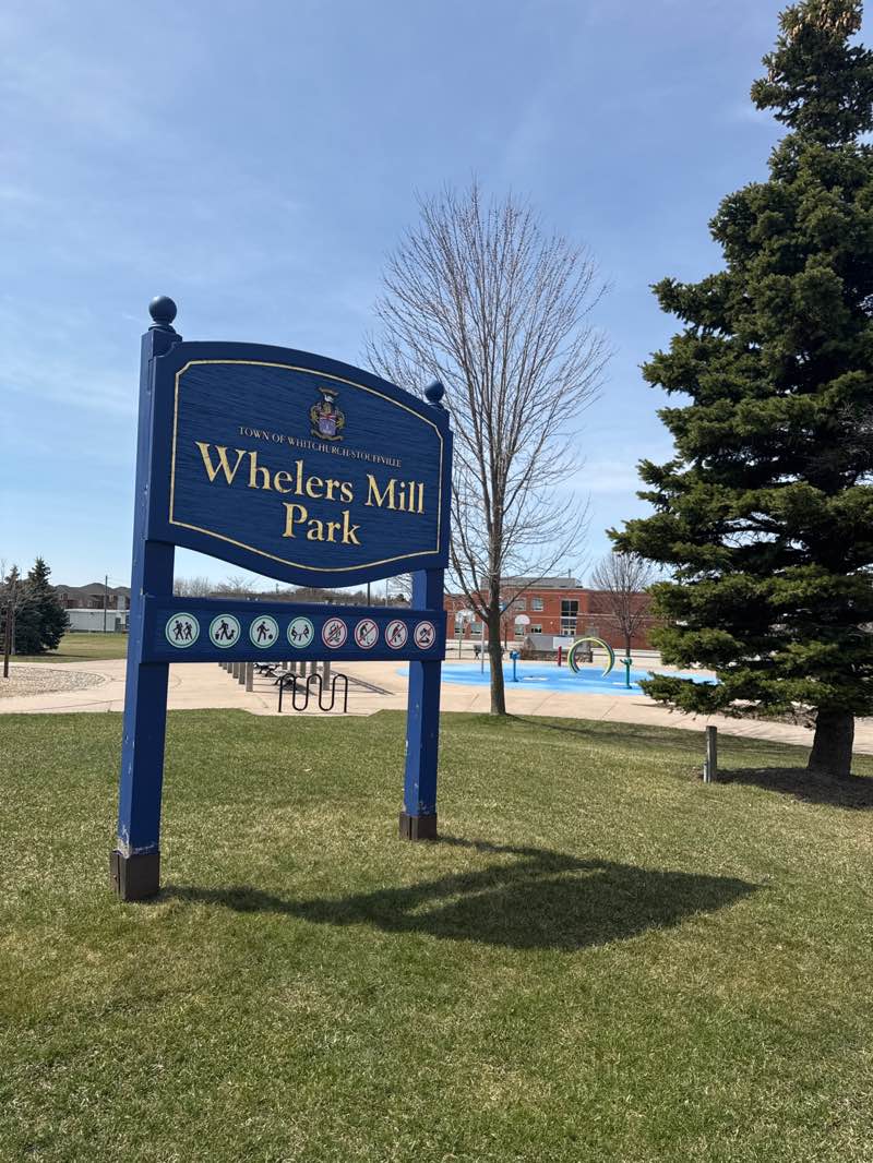 walking near me in Whelers Mill Park in spring