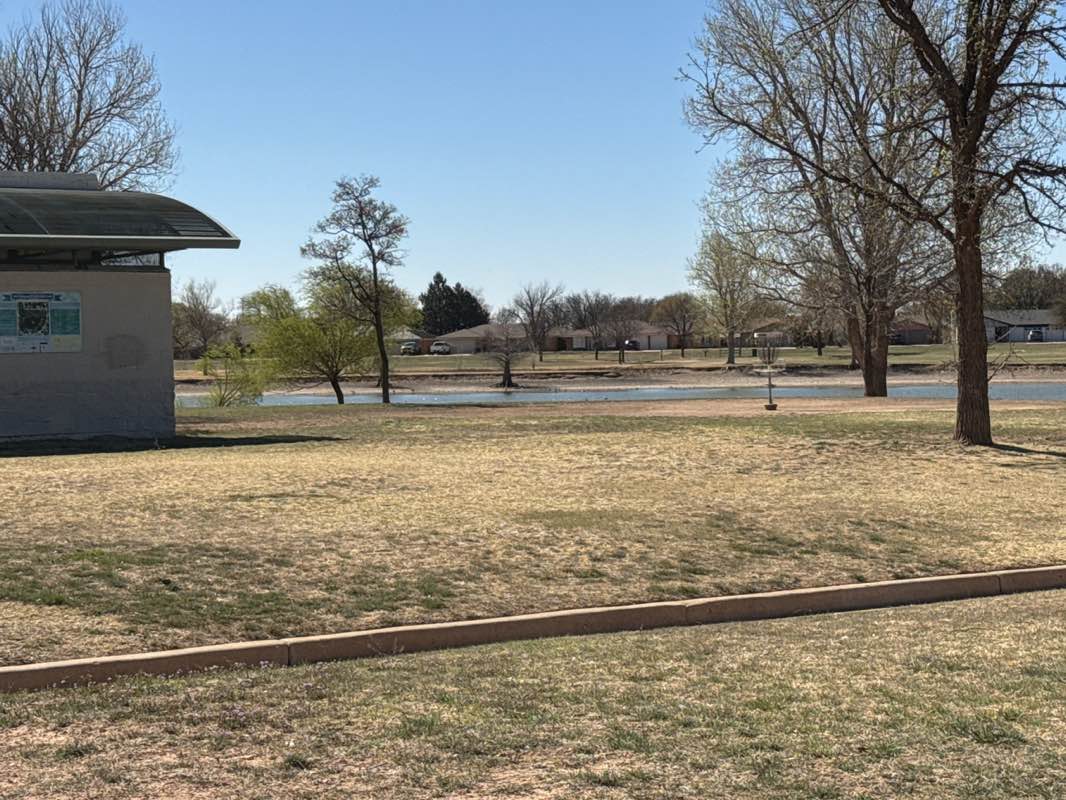 walking near me in McCullough Park in spring