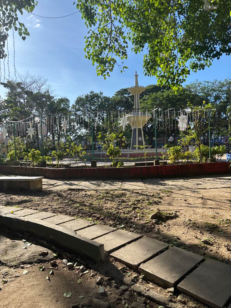 walking near me in City of Bogo Plaza in winter