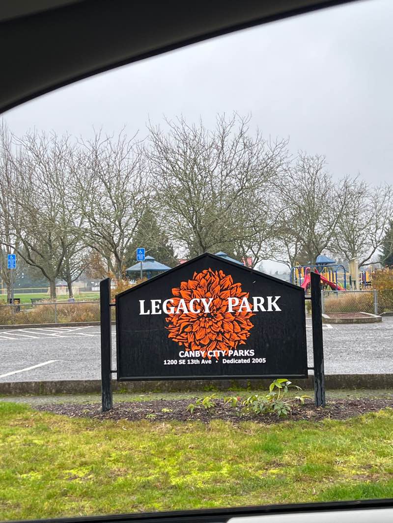 walking near me in Legacy Park in winter