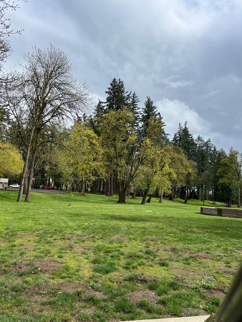 walking near me in Canby Community Park in spring