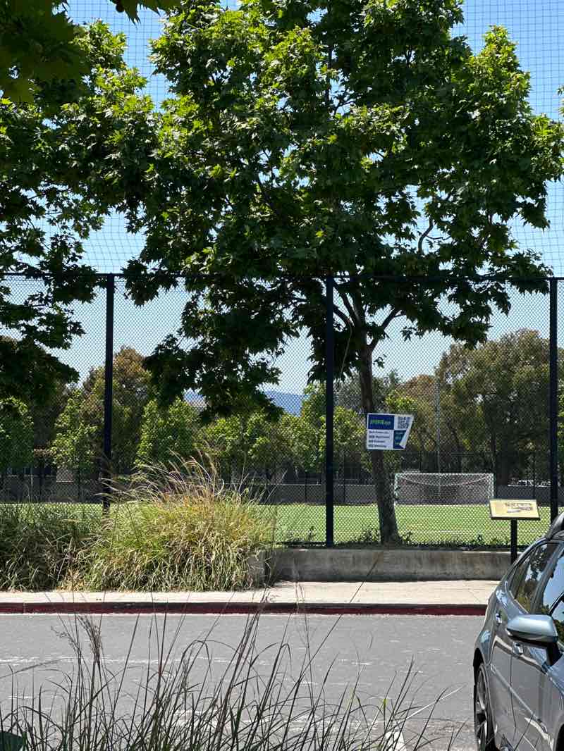 walking near me in Stanford/Palo Alto Community Playing Fields in summer