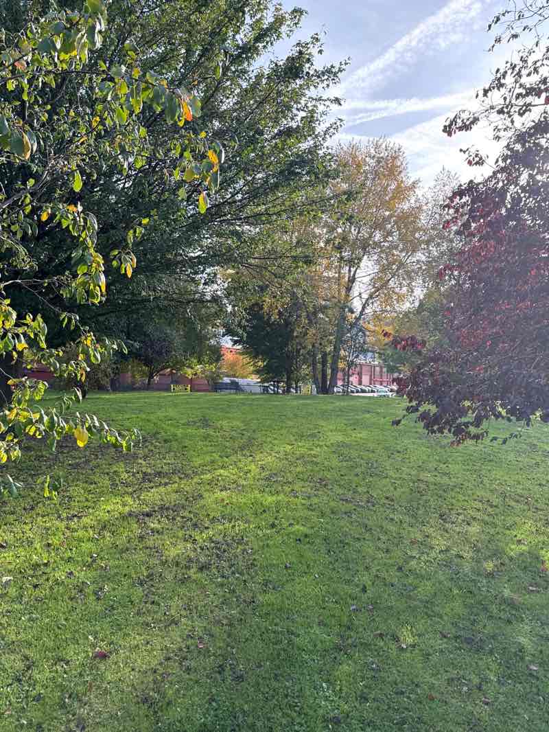 walking near me in Monmouth Park in autumn