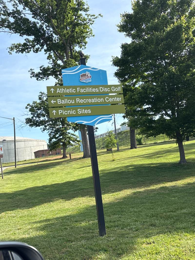 walking near me in Ballou Park in spring