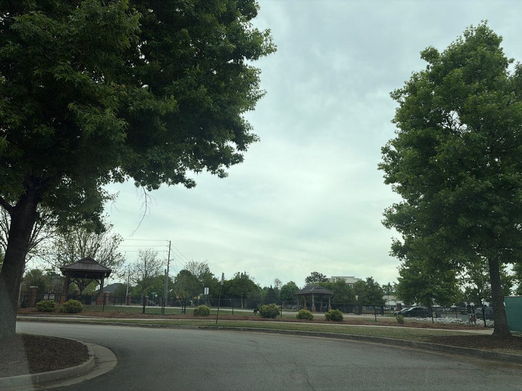 walking near me in Evans Towne Center Park in spring