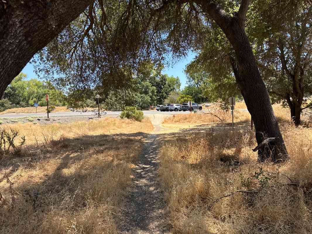 walking near me in Folsom Lake State Recreational Area in autumn