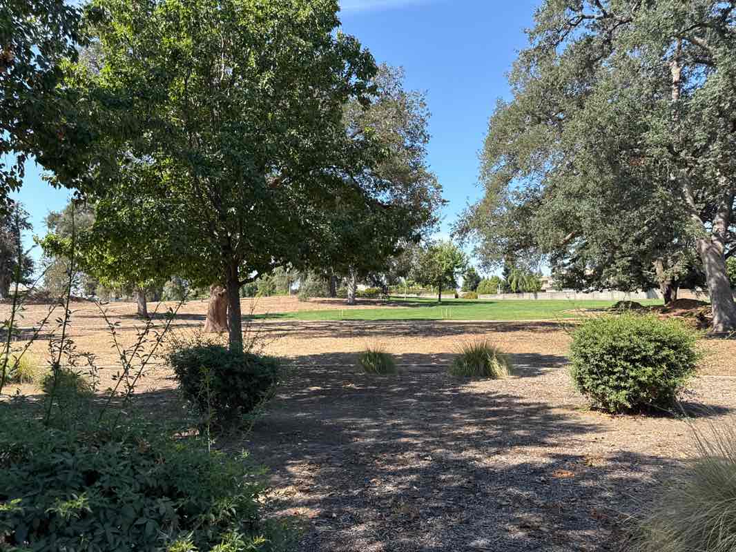 walking near me in James A. Hall Park in autumn