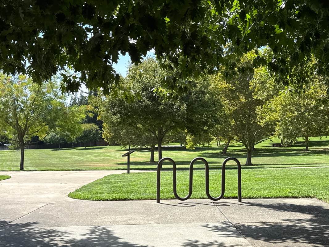 walking near me in Almond Park in autumn