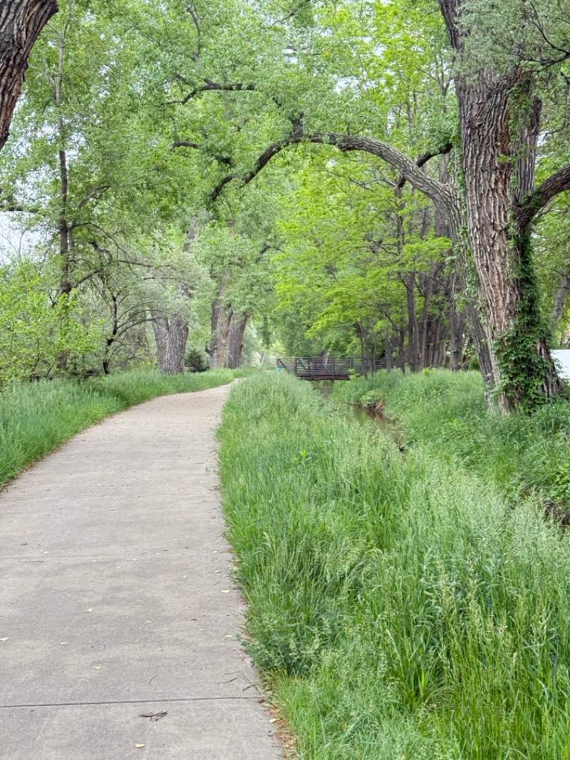walking near me in Lee Lateral greenway in spring