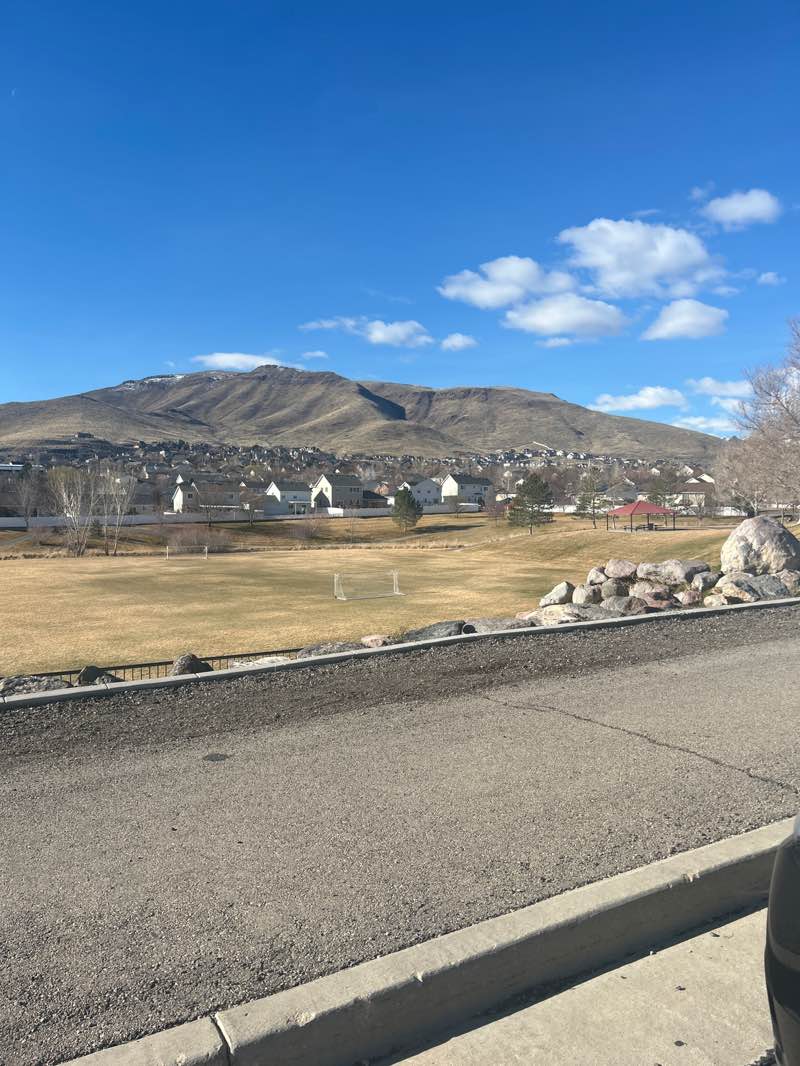 walking near me in Rosecrest Park in spring