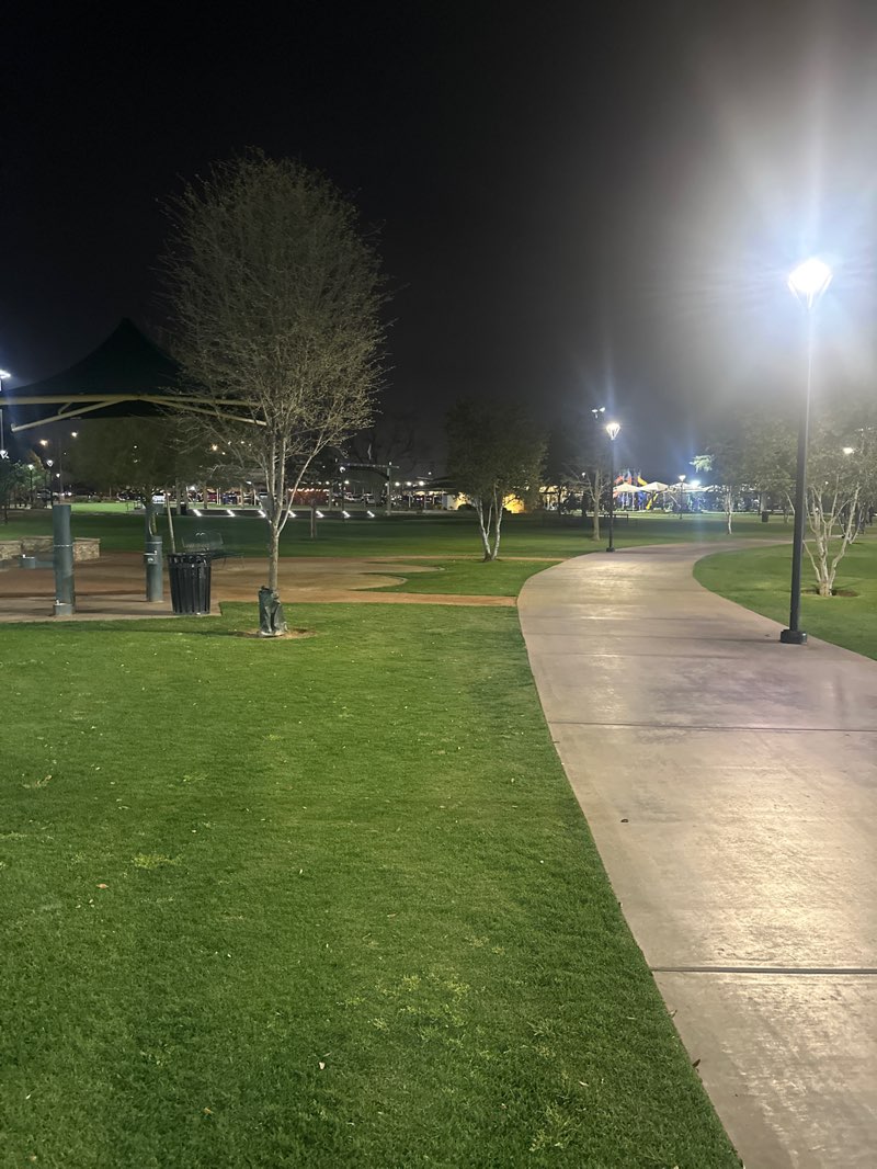 walking near me in La Puente Park in spring