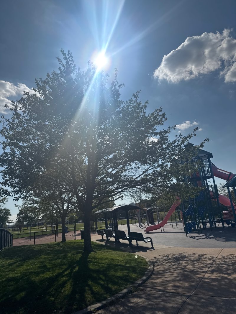 walking near me in Bay Park in autumn