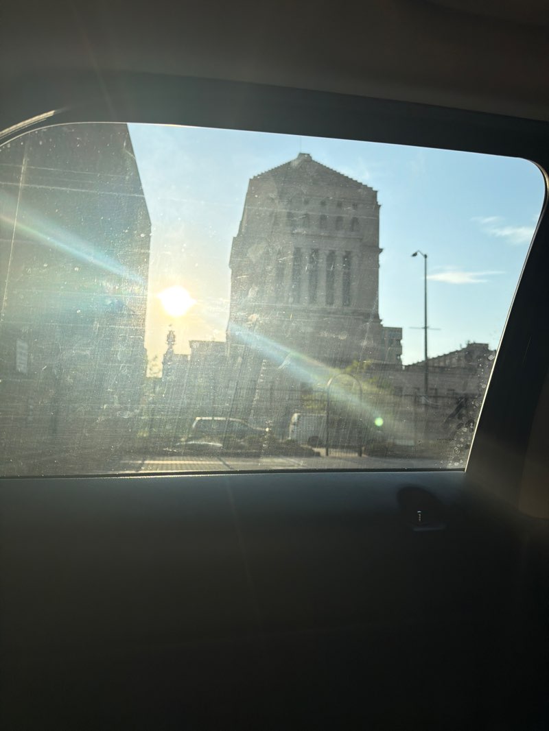 walking near me in Indiana World War Memorial Plaza in spring