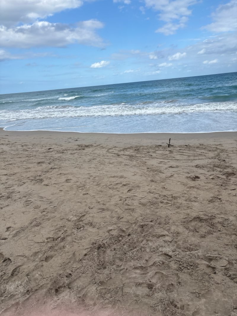 walking near me in Stuart Beach Entrance in winter