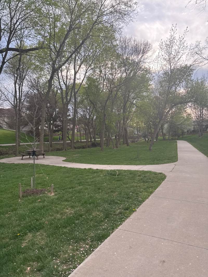 walking near me in Black Hawk Park in spring