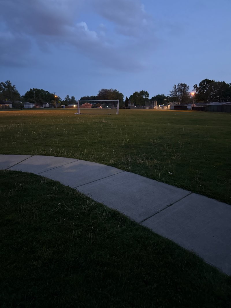 walking near me in Gaffke Park in spring