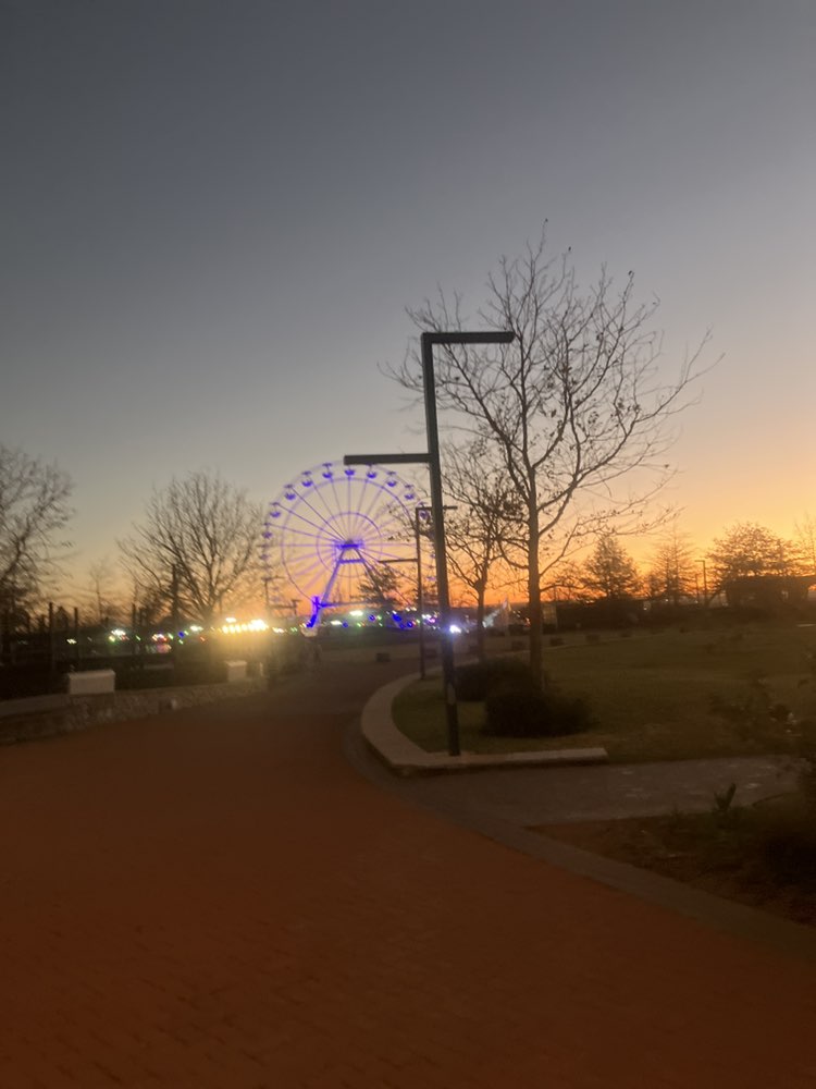 walking near me in Waterfall park in winter