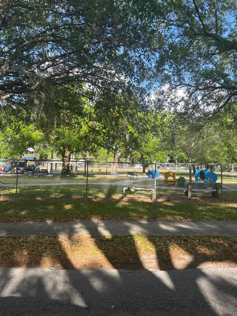 walking near me in Rotary Park in spring