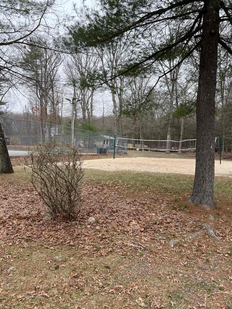 walking near me in Chestnuthill Township Park in spring